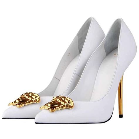 mens white versace shoes|Versace heels price.